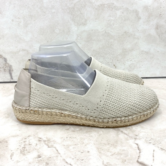 Cole Haan Women Size 8 Shoes Brown Stretch Knit Slip On Espadrilles Pinch Grand - Picture 1 of 9